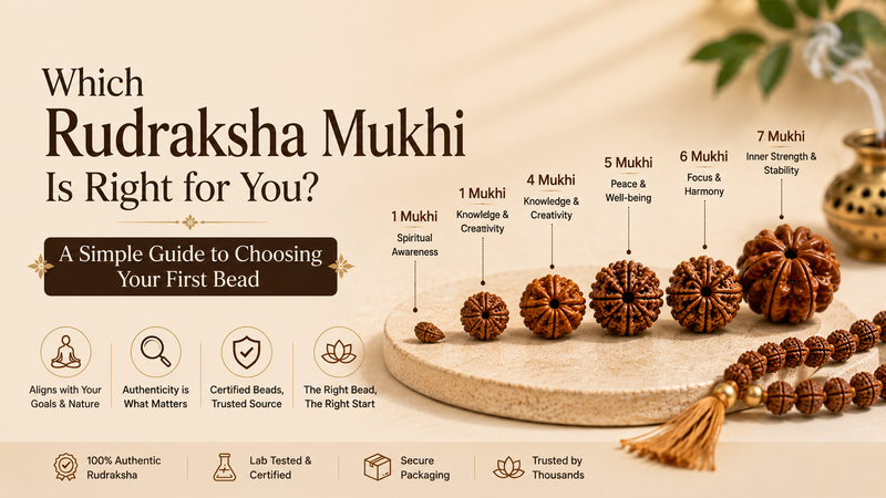 Which Rudraksha Mukhi Is Right for You? A Simple Guide to Choosing Your First Bead