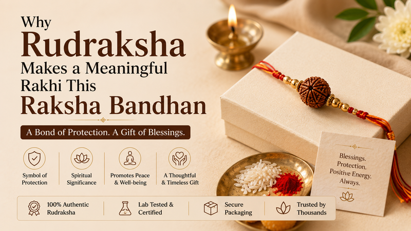 Why Rudraksha Makes a Meaningful Rakhi This Raksha Bandhan