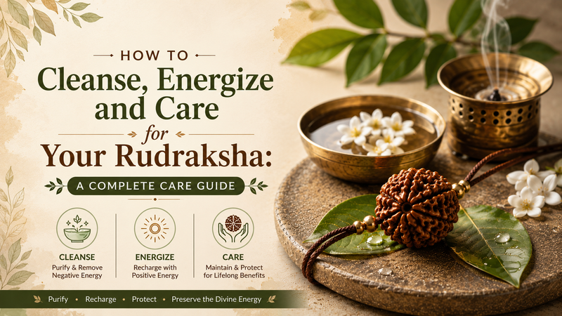 How to Cleanse, Energize and Care for Your Rudraksha: A Complete Care Guide