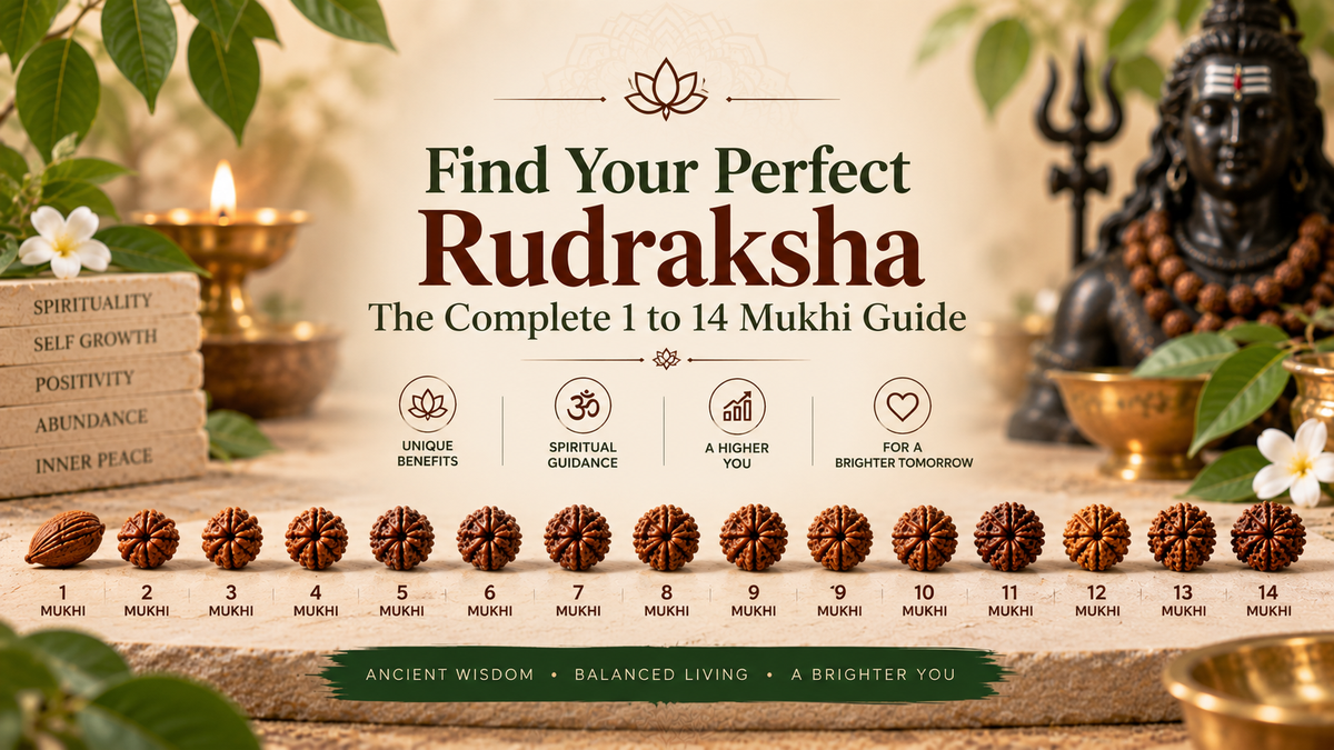 Find Your Perfect Rudraksha: The Complete 1 to 14 Mukhi Guide