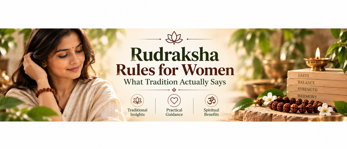 Rudraksha Rules for Women: What Tradition Actually Says