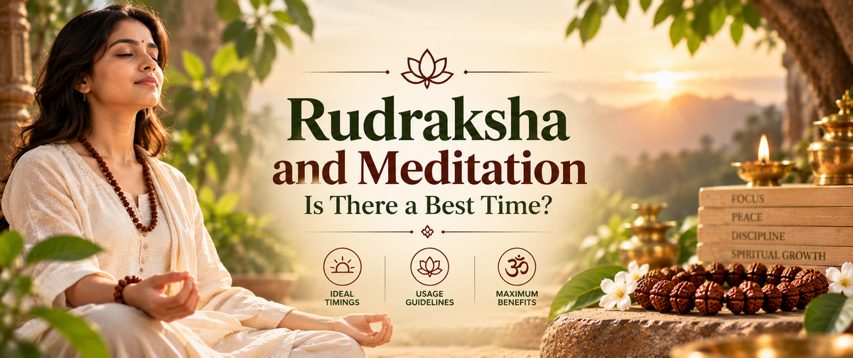 Rudraksha and Meditation Timing: Is There a Best Time to Wear or Use It?