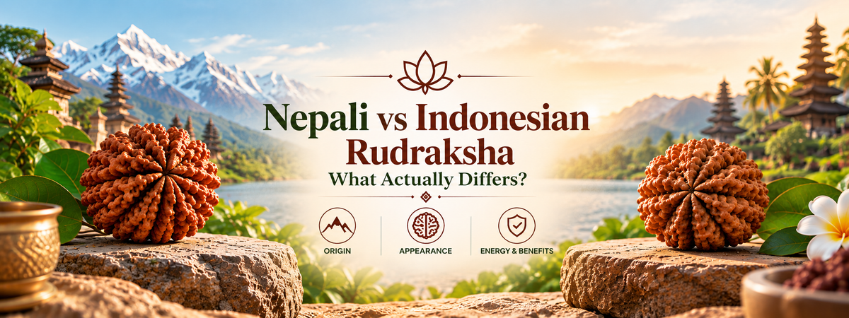 Nepali vs Indonesian Rudraksha: What Actually Differs