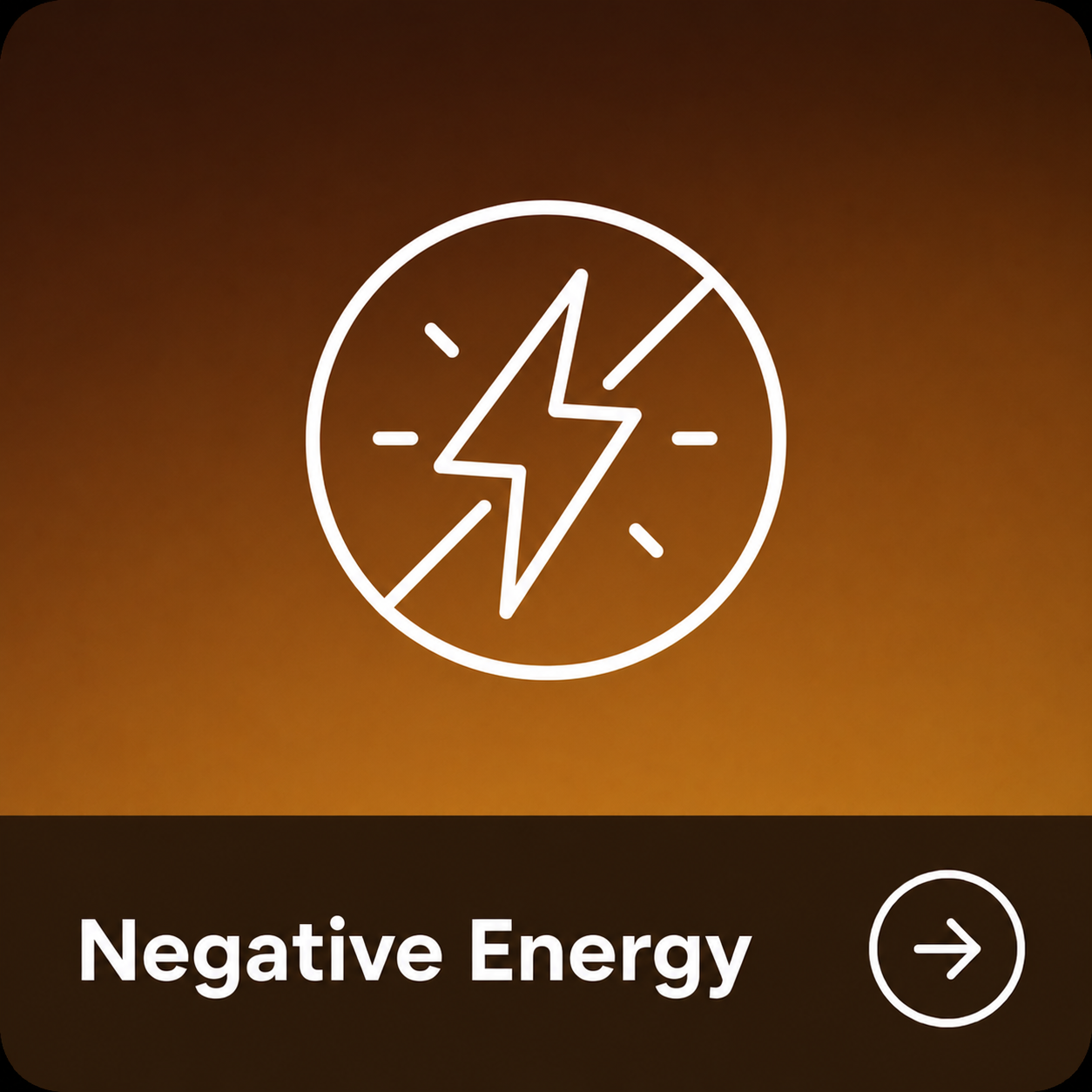 Negative Energy