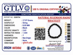 Natural Sulemani Haqiq Bracelet 8MM | Premium Black Agate Protection Bracelet