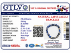 Natural Lapis Lazuli Bracelet | Wisdom, Communication & Inner Peace Crystal Bracelet
