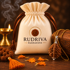 Rudriva Natural 2 Mukhi Rudraksha Locket Pendant | Original & Energized Rudraksha for Love, Relationship Harmony, Emotional Balance & Peace | Unisex