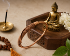Pure Copper Kada Design | Traditional Copper Bracelet for Wellness & Everyday Wear