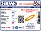 Natural Citrine Quartz Bracelet 8MM | Premium Wealth & Success Crystal Bracelet