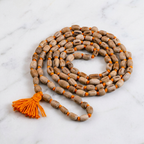 Tulsi Mala 108 Beads | Sacred Tulsi Wood Japa Mala for Krishna Bhakti, Meditation and Daily Chanting