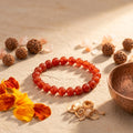 Natural Carnelian Bracelet | Energy, Confidence & Motivation Crystal Bracelet