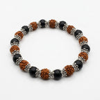 Karungali Rudraksha Bracelet | Natural Karungali Wood & Rudraksha Protection Bracelet