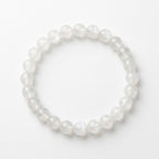 Natural White Haqiq Bracelet 8MM | Premium White Agate Bracelet for Peace & Positivity