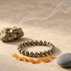 Golden Pyrite Bracelet | Wealth & Prosperity Crystal Bracelet