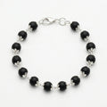 Natural Karungali Bracelet 7MM with Premium Caps | Protection, Positive Energy & Spiritual Balance | Rudriva