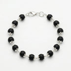Natural Karungali Bracelet 7MM with Premium Caps | Protection, Positive Energy & Spiritual Balance | Rudriva