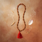 Rare Nepal Damru Rudraksha Mala – 33 Premium Beads | Collector's Edition Authentic Nepal Damru Rudraksha for Spiritual Power, Prosperity & Divine Protection