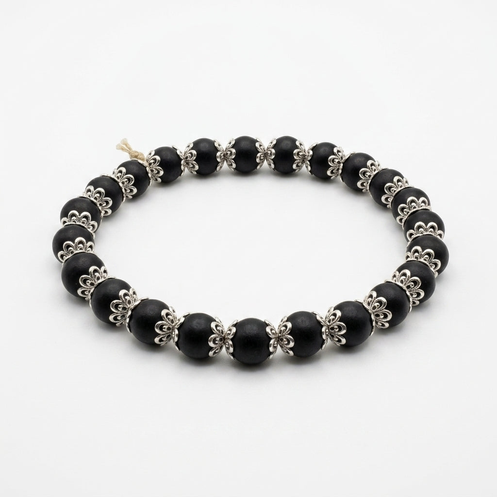 Natural Karungali Wood Bracelet for Men & Women | Spiritual Protection Bracelet