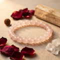 Rose Quartz Bracelet 8MM | Premium Love & Healing Crystal Bracelet
