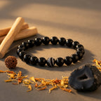 Natural Sulemani Haqiq Bracelet 8MM | Premium Black Agate Protection Bracelet
