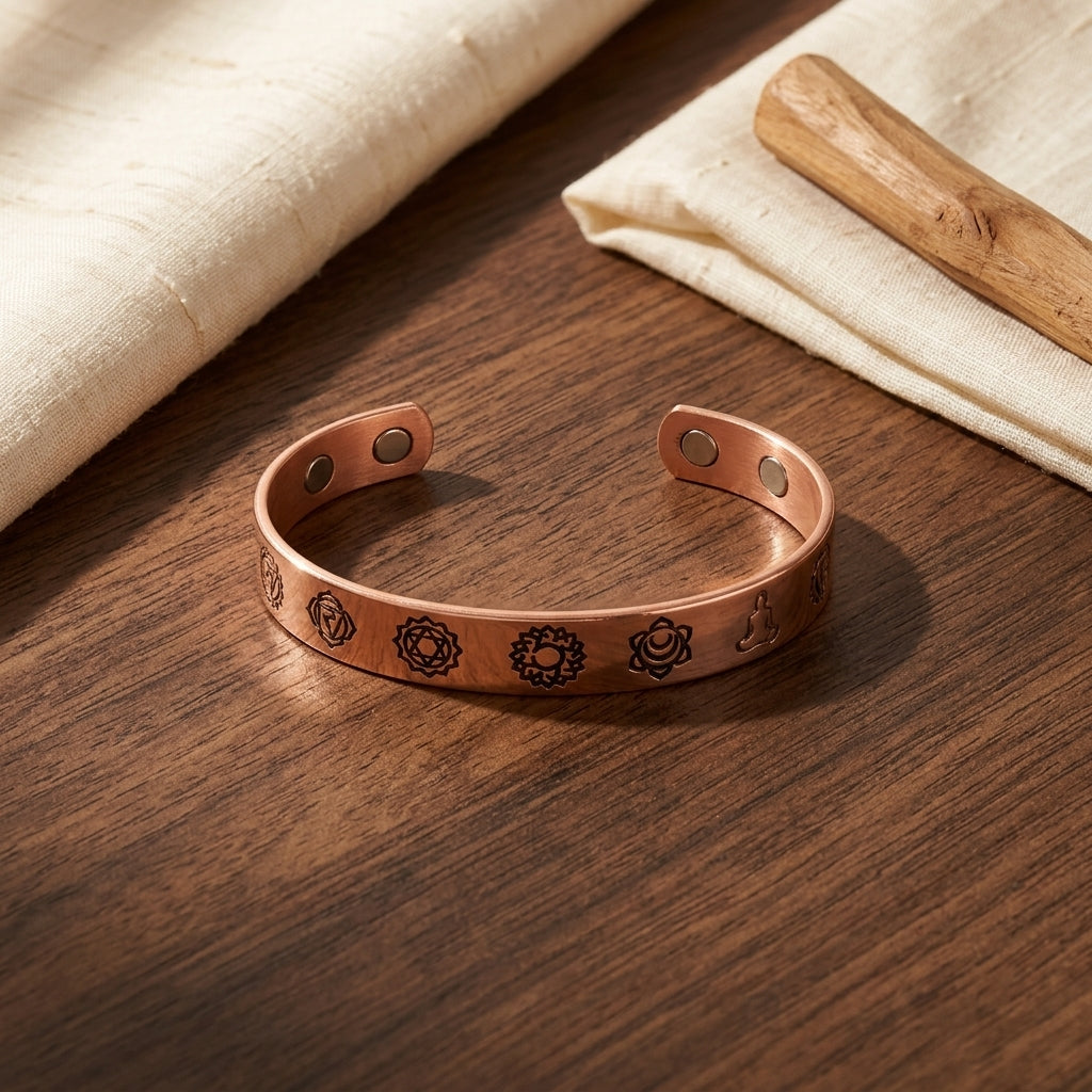 Pure Copper Kada Design | Traditional Copper Bracelet for Wellness & Everyday Wear