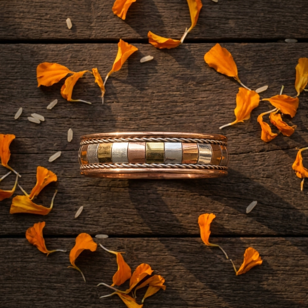 Pure Copper Kada Design | Traditional Copper Bracelet for Wellness & Everyday Wear
