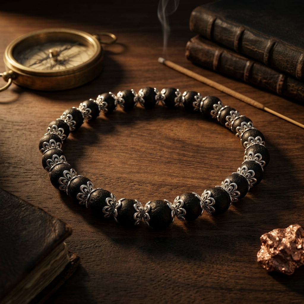 Natural Karungali Wood Bracelet for Men & Women | Spiritual Protection Bracelet