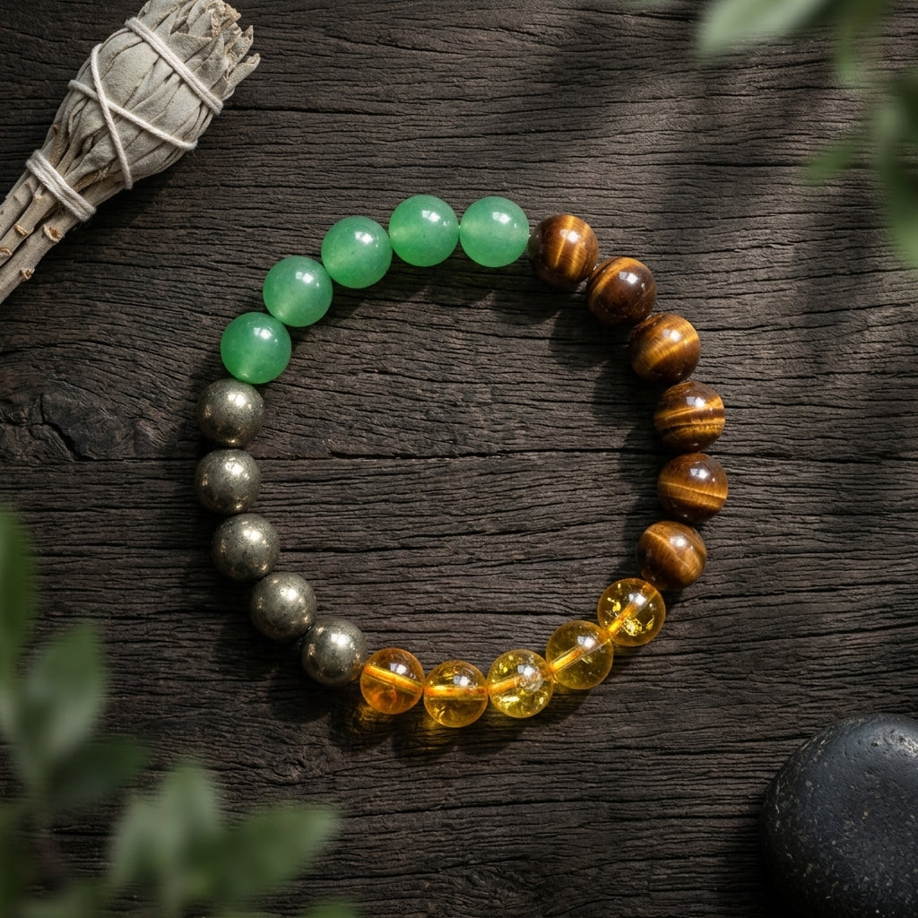 Dhan Yog (Money Magnet) Bracelet  | Wealth, Success & Prosperity Crystal Bracelet