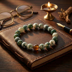 Natural Agate Bracelet | Tree Agate Healing Crystal Bracelet