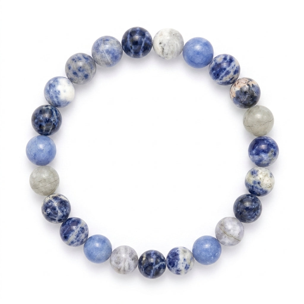 Natural Lapis Lazuli Bracelet | Wisdom, Communication & Inner Peace Crystal Bracelet
