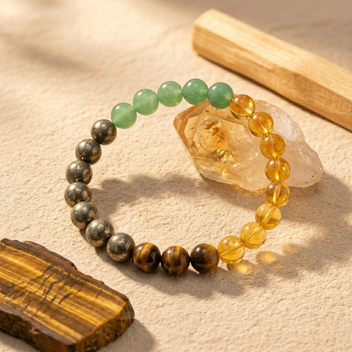 Dhan Yog (Money Magnet) Bracelet  | Wealth, Success & Prosperity Crystal Bracelet