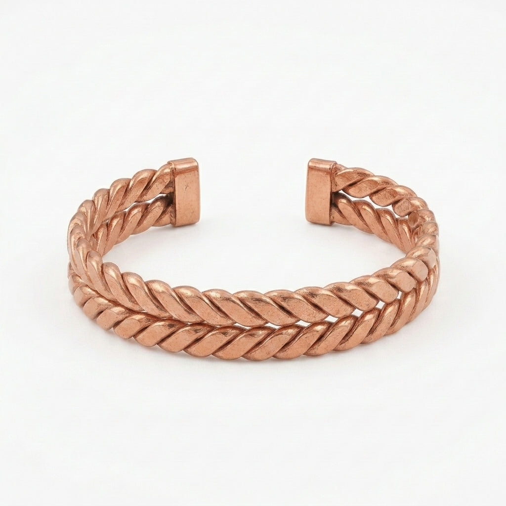 Pure Copper Kada Design | Traditional Copper Bracelet for Wellness & Everyday Wear