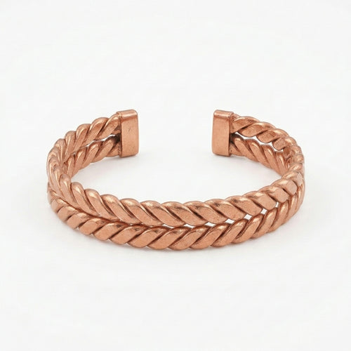 Pure Copper Kada Design | Traditional Copper Bracelet for Wellness & Everyday Wear