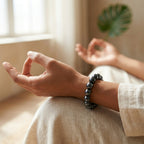 Natural Silver Hematite Bracelet | Grounding, Focus & Balance Crystal Bracelet