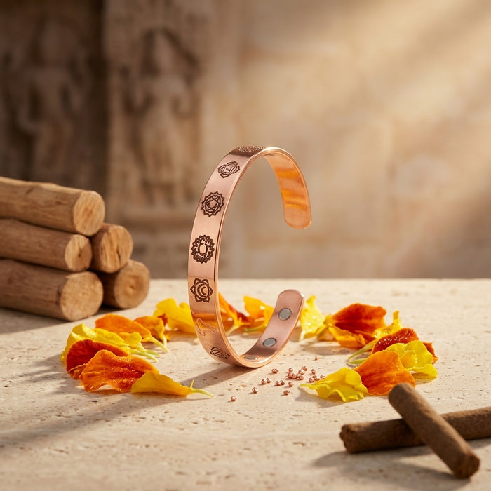 Pure Copper Kada Design | Traditional Copper Bracelet for Wellness & Everyday Wear