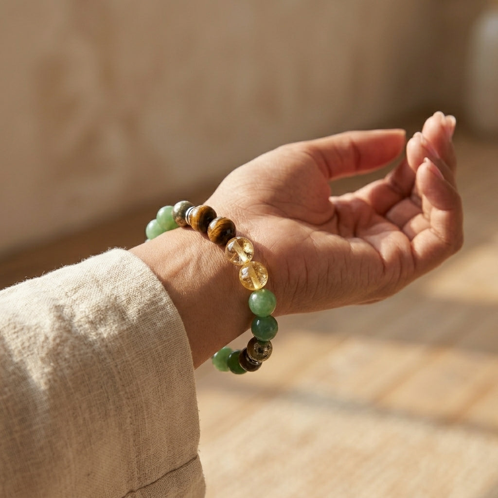 Dhan Yog (Money Magnet) Bracelet  | Wealth, Success & Prosperity Crystal Bracelet