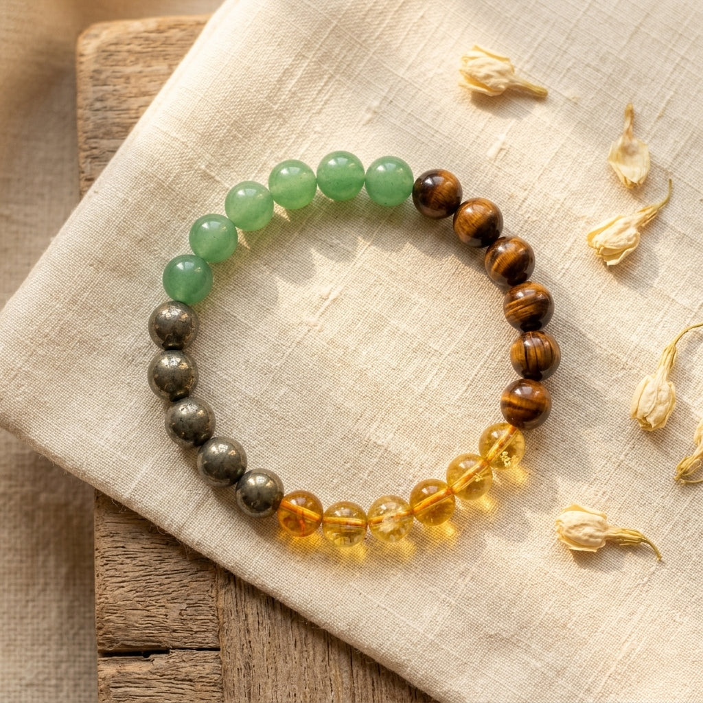 Dhan Yog (Money Magnet) Bracelet  | Wealth, Success & Prosperity Crystal Bracelet