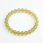 Natural Citrine Quartz Bracelet 8MM | Premium Wealth & Success Crystal Bracelet