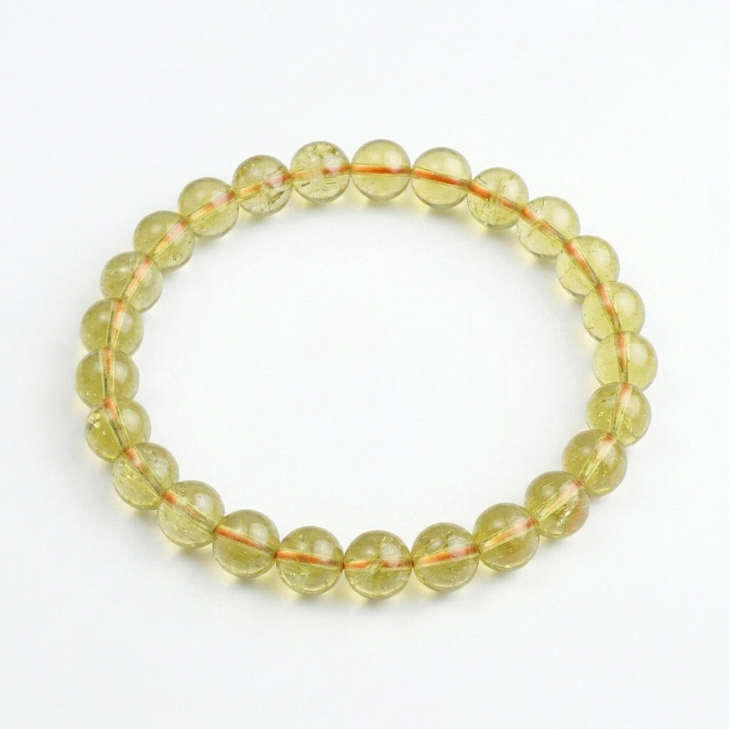 Natural Citrine Quartz Bracelet 8MM | Premium Wealth & Success Crystal Bracelet