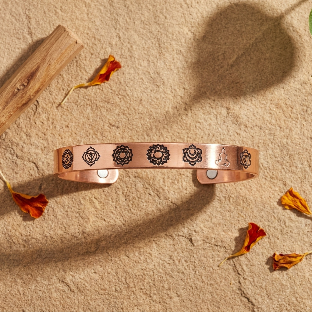 Pure Copper Kada Design | Traditional Copper Bracelet for Wellness & Everyday Wear