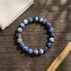 Natural Lapis Lazuli Bracelet | Wisdom, Communication & Inner Peace Crystal Bracelet