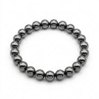 Natural Silver Hematite Bracelet | Grounding, Focus & Balance Crystal Bracelet