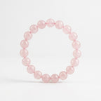 Rose Quartz Bracelet 8MM | Premium Love & Healing Crystal Bracelet