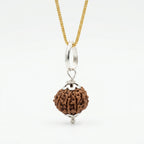 Natural 11 Mukhi Rudraksha Locket for Courage, Protection & Spiritual Strength | Authentic & Energized | Rudriva