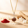 Natural 11 Mukhi Rudraksha Locket for Courage, Protection & Spiritual Strength | Authentic & Energized | Rudriva