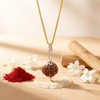 Natural 11 Mukhi Rudraksha Locket for Courage, Protection & Spiritual Strength | Authentic & Energized | Rudriva