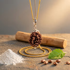 Natural 3 Mukhi Rudraksha Locket for Confidence, Positivity & Inner Strength | Authentic & Energized | Rudriva