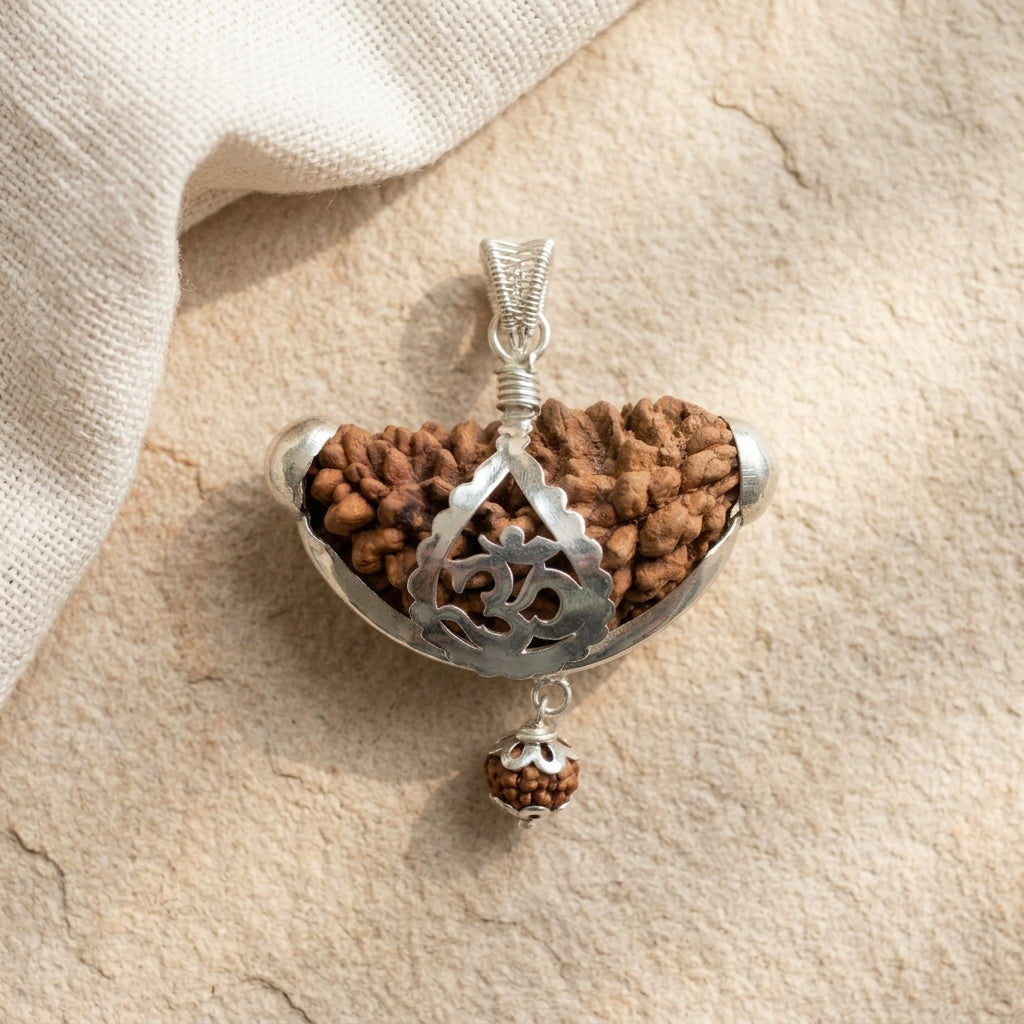 Natural 1 Mukhi Rudraksha Locket for Spiritual Growth, Clarity & Divine Energy | Authentic & Energized | Rudriva