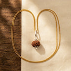 Natural 11 Mukhi Rudraksha Locket for Courage, Protection & Spiritual Strength | Authentic & Energized | Rudriva
