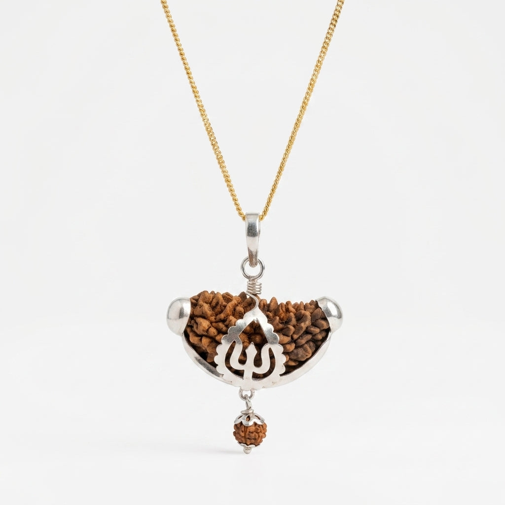 Natural 1 Mukhi Rudraksha Locket for Spiritual Growth, Clarity & Divine Energy | Authentic & Energized | Rudriva
